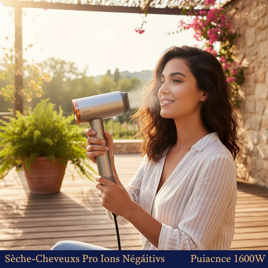 SenCiciMen sèche-cheveux professionnel sèche-cheveux à ions négatifs sèche-cheveux sans feuilles à séchage rapide Salon maison température constante soins des cheveux