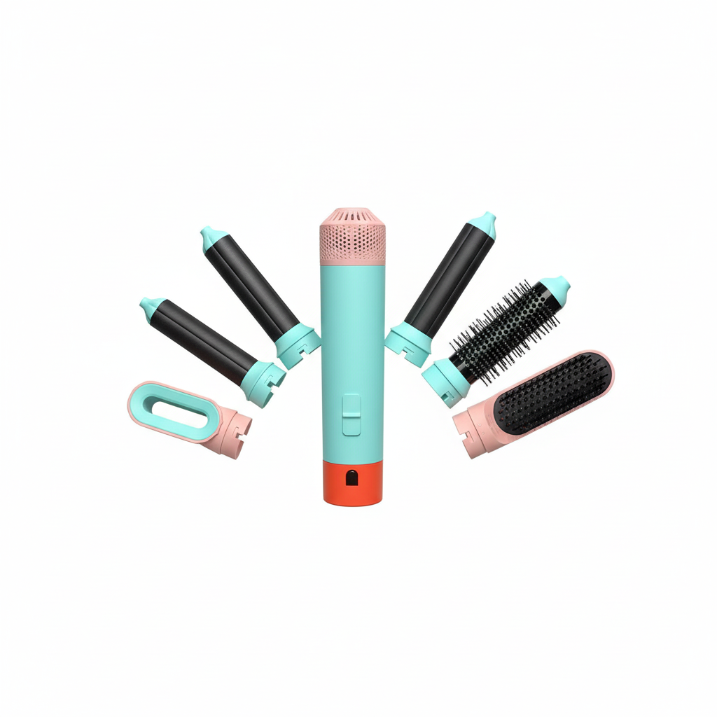 5 en 1 Multi Styler nouveau Design sèche-cheveux pour cheveux 5 en 1 styler avec baril de friser brosse à Air chaud outil de coiffure MultiStyler